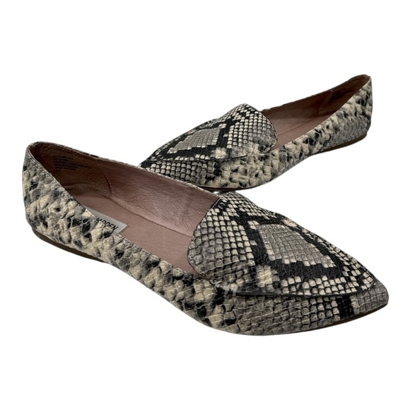 Steve Madden Feather Loafer Snake Print Size 11 M - Picture 11 of 11